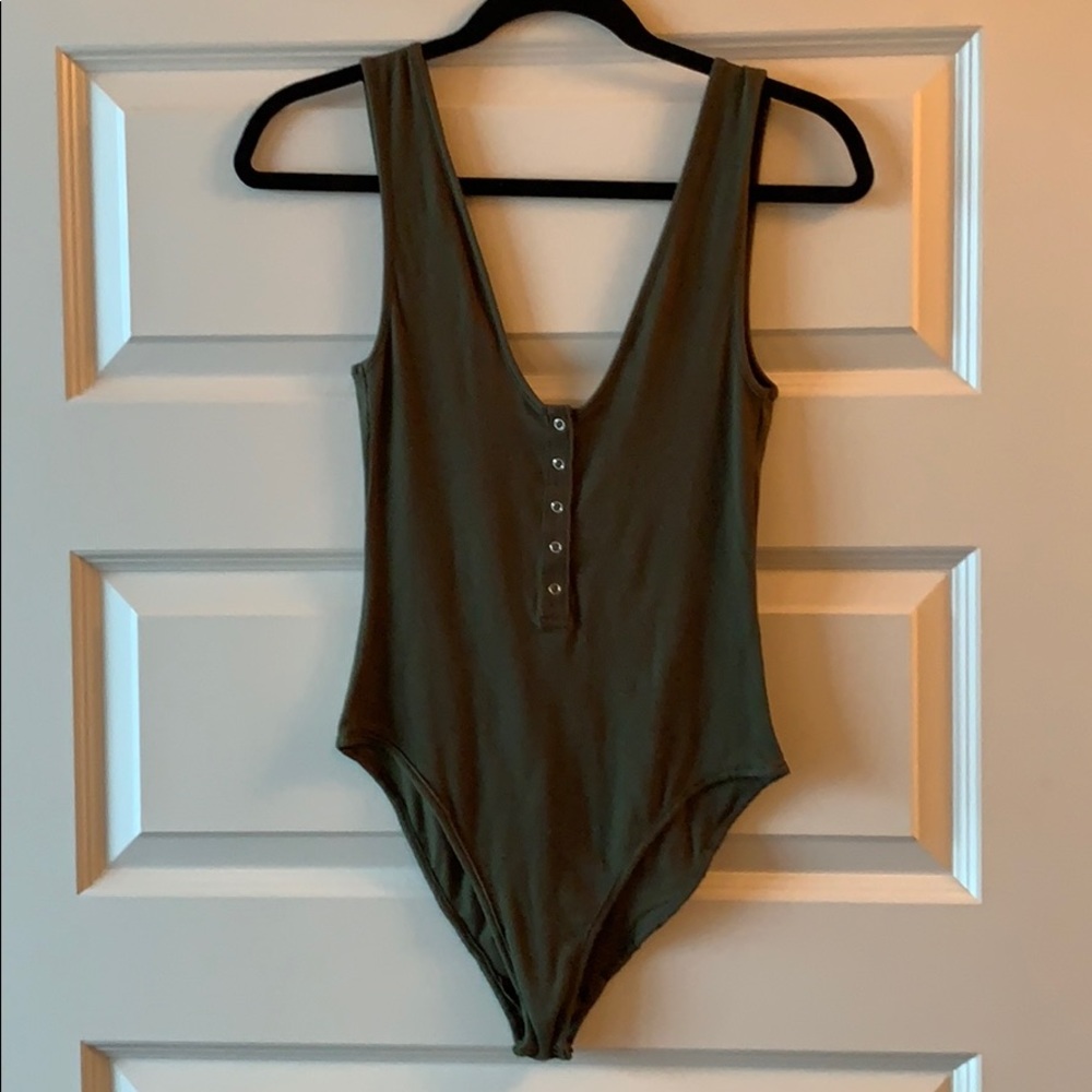 Green body suit!